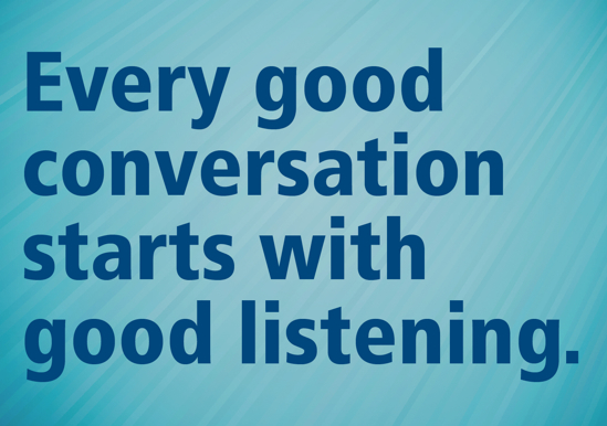 for managers good listening begins with